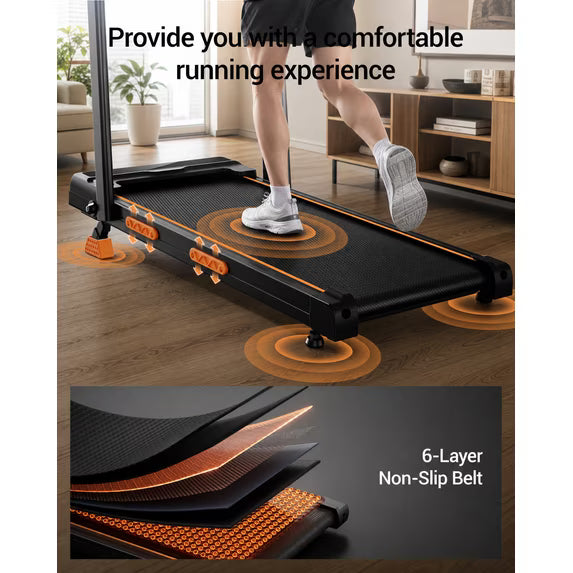 4-in-1 Foldable Walking Pad Treadmill with 16% Incline, 2.5HP Quiet Motor, Handles & 330 LB Capacity - Ideal for Home & Office Use